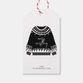 Étiquettes-cadeau Moderne Joyeux Tout Jeu de Noël (Devant)