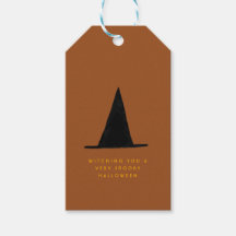 Moderne minimal Joyeux Éffrayant Halloween sorcier