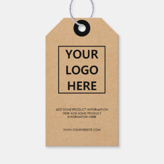 Étiquettes-cadeau Moderne Minimaliste Vêtements simples Papier Kraft