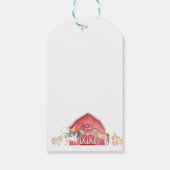 Étiquettes-cadeau Moderne sur l'étiquette de faveur agricole, étique (Dos)