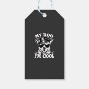 Étiquettes-cadeau Mon chien pense que je suis cool