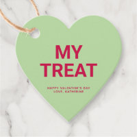 Mon coeur vert délice mignon plaisir Saint Valenti