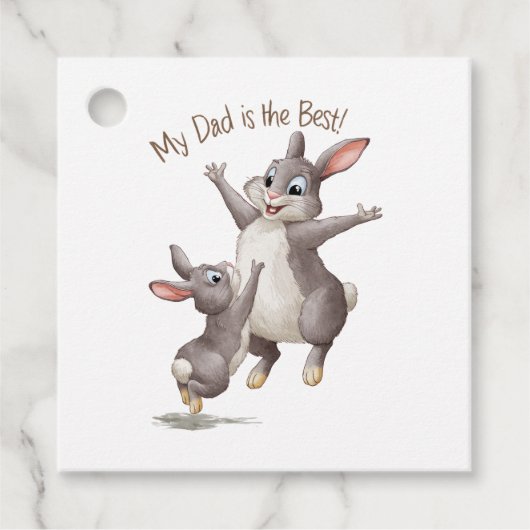 Étiquettes Cadeau Mon Père Est Le Meilleur (Devant)