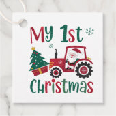 Étiquettes Cadeau Mon premier Noël (Devant)
