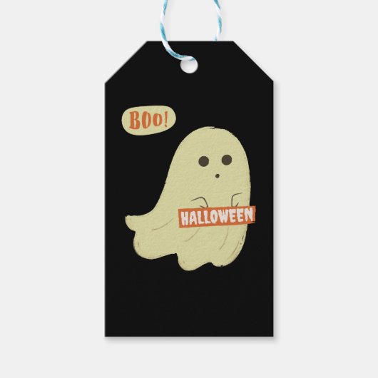 Étiquettes-cadeau Monde Halloween (Devant)