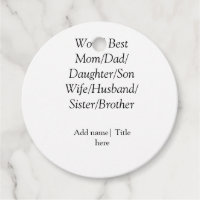 Monde meilleur maman mari femme papa fille fils