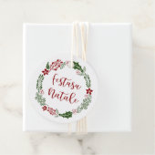 Étiquettes Cadeau Monégasque Monaco Joyeux Noël, Custom (En situation)