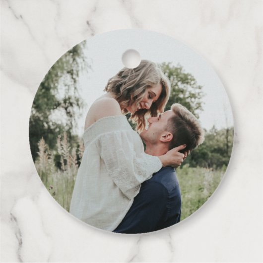 Étiquettes Cadeau Monnaie à citer - Mariage photo vert Mint (Dos)