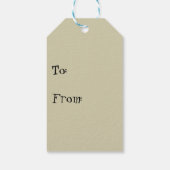 Étiquettes-cadeau Monocle Halloween Man (Dos)