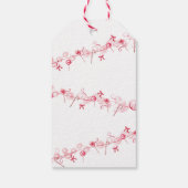 Étiquettes-cadeau Monogram Christmas Wreath (Dos)