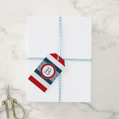 Étiquettes-cadeau Monogram design (Avec de laficelle)
