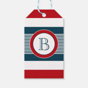 Étiquettes-cadeau Monogram design