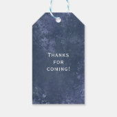 Étiquettes-cadeau Monogramme à cadre doré Mariage gothique (Dos)