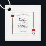 Étiquettes Cadeau Monogramme Jeu Carte Mariage Enregistrer La Date<br><div class="desc">Célébrez dans le style avec ces mariage élégant et très tendance enregistrer les étiquettes de date. Ce design est facile à personnaliser avec votre libellé d'événement spécial et vos invités seront ravis quand ils reçoivent ces étiquettes fabuleuses.</div>