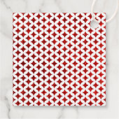 Étiquettes Cadeau Monogramme Jeu Carte Mariage Enregistrer La Date (Dos)