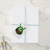 Étiquettes-cadeau Monstre Vert - Pixel Art (Avec de laficelle)