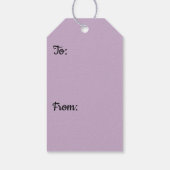 Étiquettes-cadeau Mont Lupins (Dos)