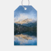 Étiquettes-cadeau Montagnes et lac Nature Anniversaire Merci (Dos)