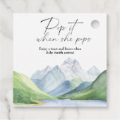 Étiquettes Cadeau Montagnes - Pop'it quand elle pop (Dos)