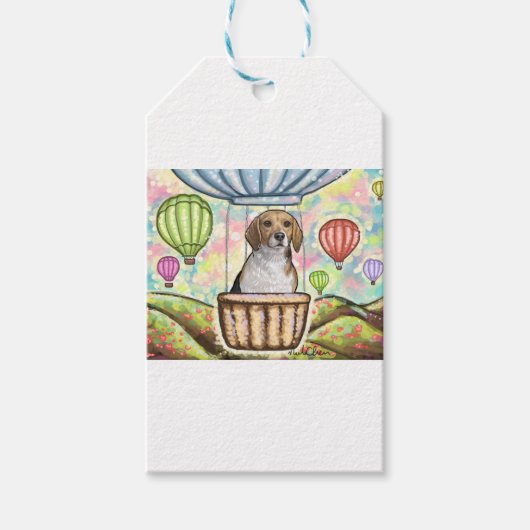 Étiquettes-cadeau -montgolfière (Devant)