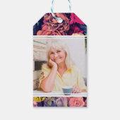 Étiquettes-cadeau Moody Floral Pattern semence paquet commémoratif f (Dos)