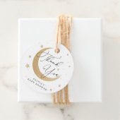 Étiquettes Cadeau Moon Baby Merci classique (En situation)