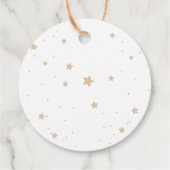 Étiquettes Cadeau Moon Baby Merci classique (Dos)