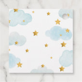 Étiquettes Cadeau Moon & Stars favor tag (Dos)