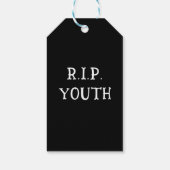 Étiquettes-cadeau Mort à mes 20 ans (Dos)