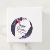 Étiquettes Cadeau Mort à mes quarante Floral 50e Anniversaire (En situation)