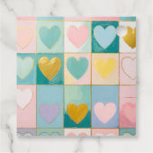 Étiquettes Cadeau Mosaic of Affection (Dos)