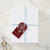 Étiquettes-cadeau Motif Abstrait des arbres de Noël (Avec de laficelle)