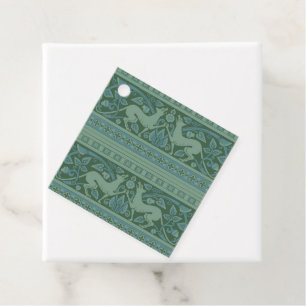 Étiquettes Cadeau Motif animalier Art Déco Nouveau Chien Nature