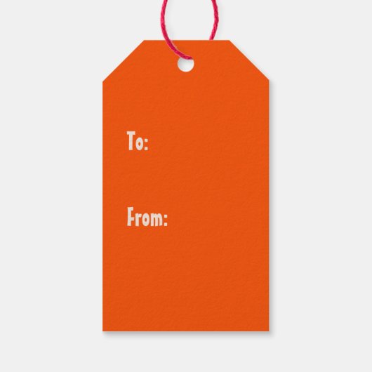 Étiquettes-cadeau Motif atomique moderne du milieu du siècle (Dos)