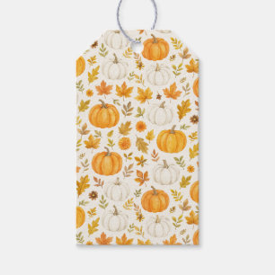 Étiquettes-cadeau Motif Citrouille mignon Thanksgiving
