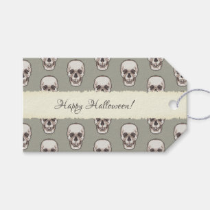 Étiquettes-cadeau Motif crâne Horreur gothique Pixel Art
