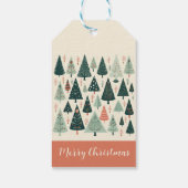 Étiquettes-cadeau Motif d'arbre de Noël (Dos)