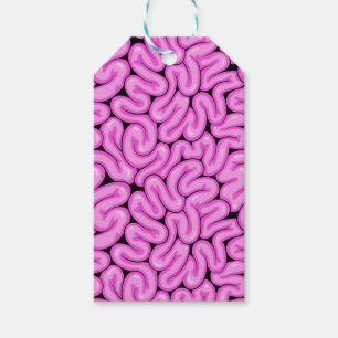 Étiquettes-cadeau Motif de cerveau Zombie
