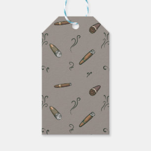 Étiquettes-cadeau Motif de cigare