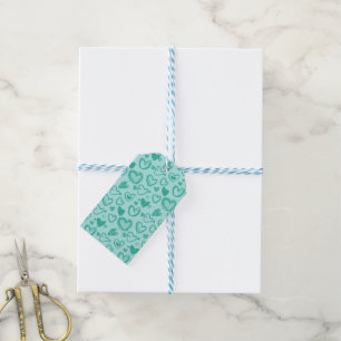 Étiquettes-cadeau Motif de coeur 60