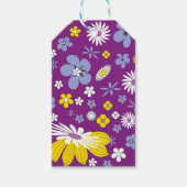 Étiquettes-cadeau Motif de fleurs (Devant)