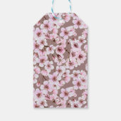 Étiquettes-cadeau Motif de fleurs de cerisiers (Dos)