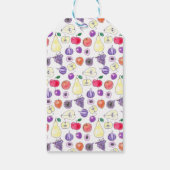 Étiquettes-cadeau Motif de fruits (Dos)