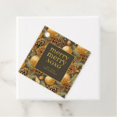 Étiquettes Cadeau Motif de Noël Earth Tones #29 ID1009 (En situation)