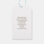 Étiquettes-cadeau Motif de pain grillé (Dos)