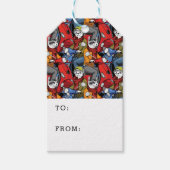 Étiquettes-cadeau Motif de scooter des chats et des chiens | Ajouter (Devant)