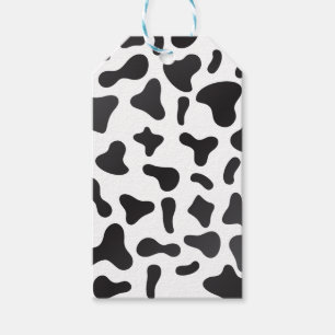 Étiquettes-cadeau Motif de texture de peau de vache