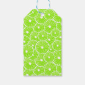 Étiquettes-cadeau Motif de tranches de chaux (Dos)
