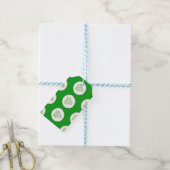 Étiquettes-cadeau Motif de tranches de concombre (Avec de laficelle)