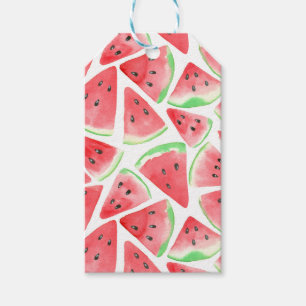 Étiquettes-cadeau Motif de tranches de pastèque